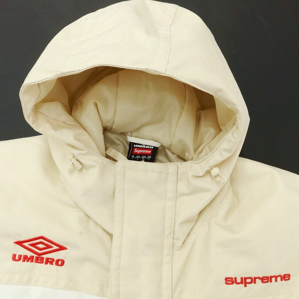 Supreme Umbro Hooded Anorak jacket ホワイト Supreme Umbro Hooded
