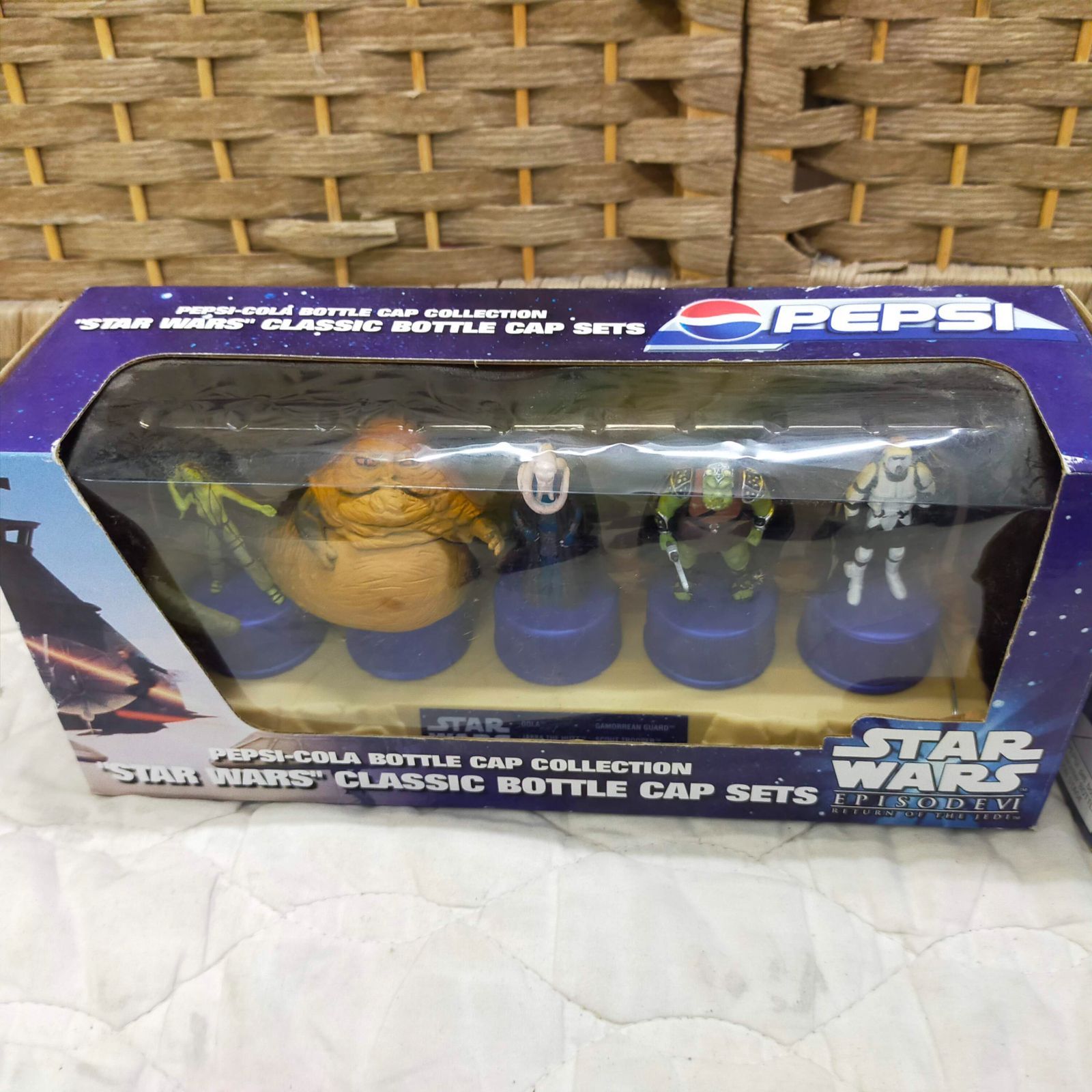 PEPSI スターウォーズ ボトルキャップ 61個＋箱入り3セット 76体まとめ