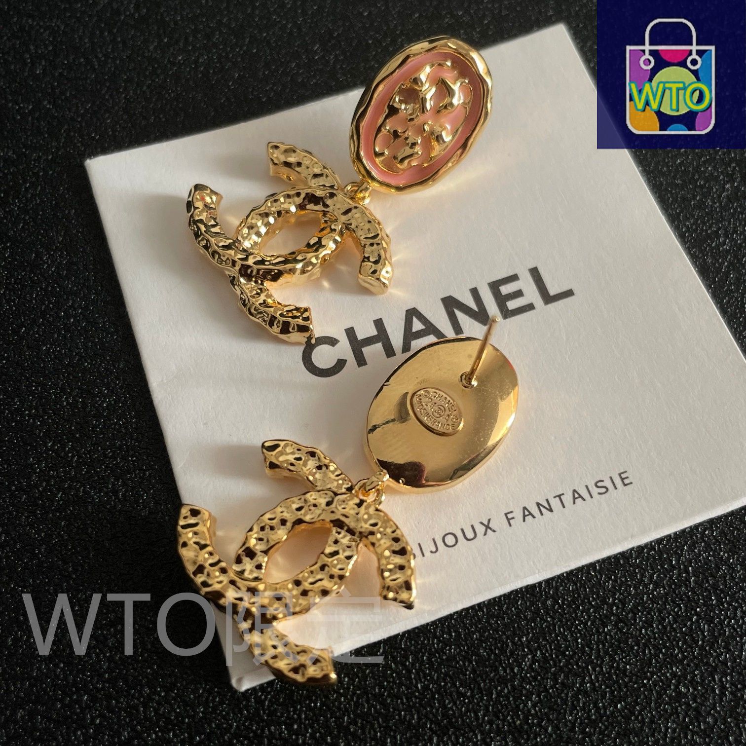 今日特推】Chanel ヴィンテージ アルファベット ピアス 送料無料