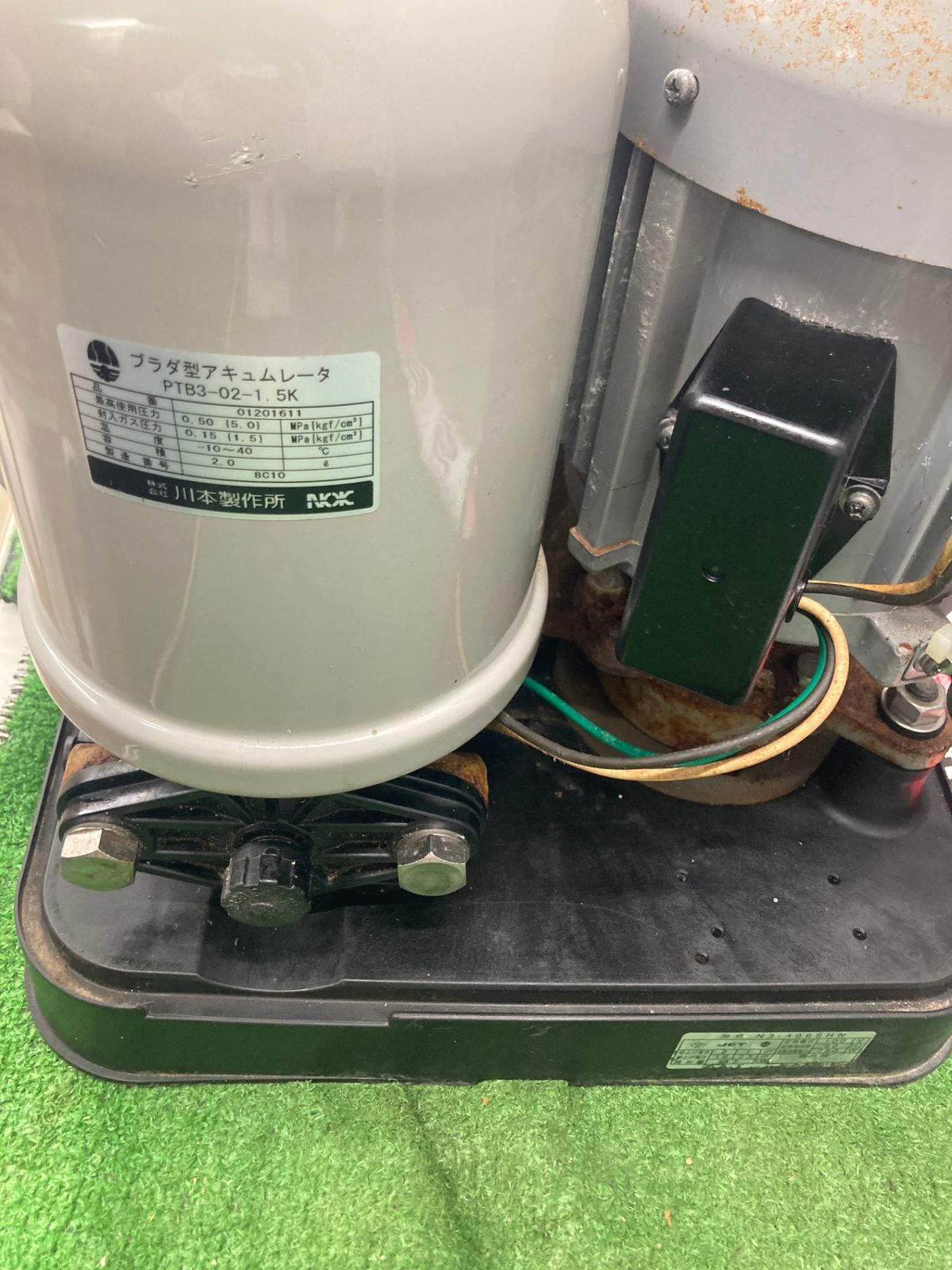 西日本仕様同機種交換用中古N3-406SH60hz 100V（73420001） 中古品】【0922】川本 浅井戸用ポンプ N3-406SHN 60HZ