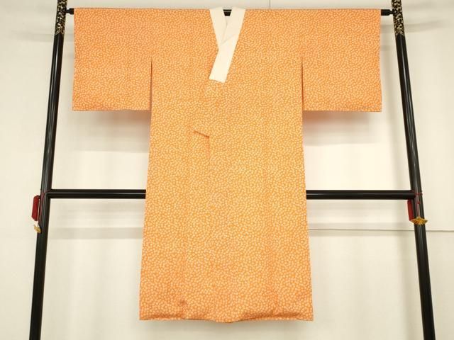 平和屋着物○長襦袢 袷 紗綾形舞桜地紋 正絹 逸品 未使用 CAAW7318yc