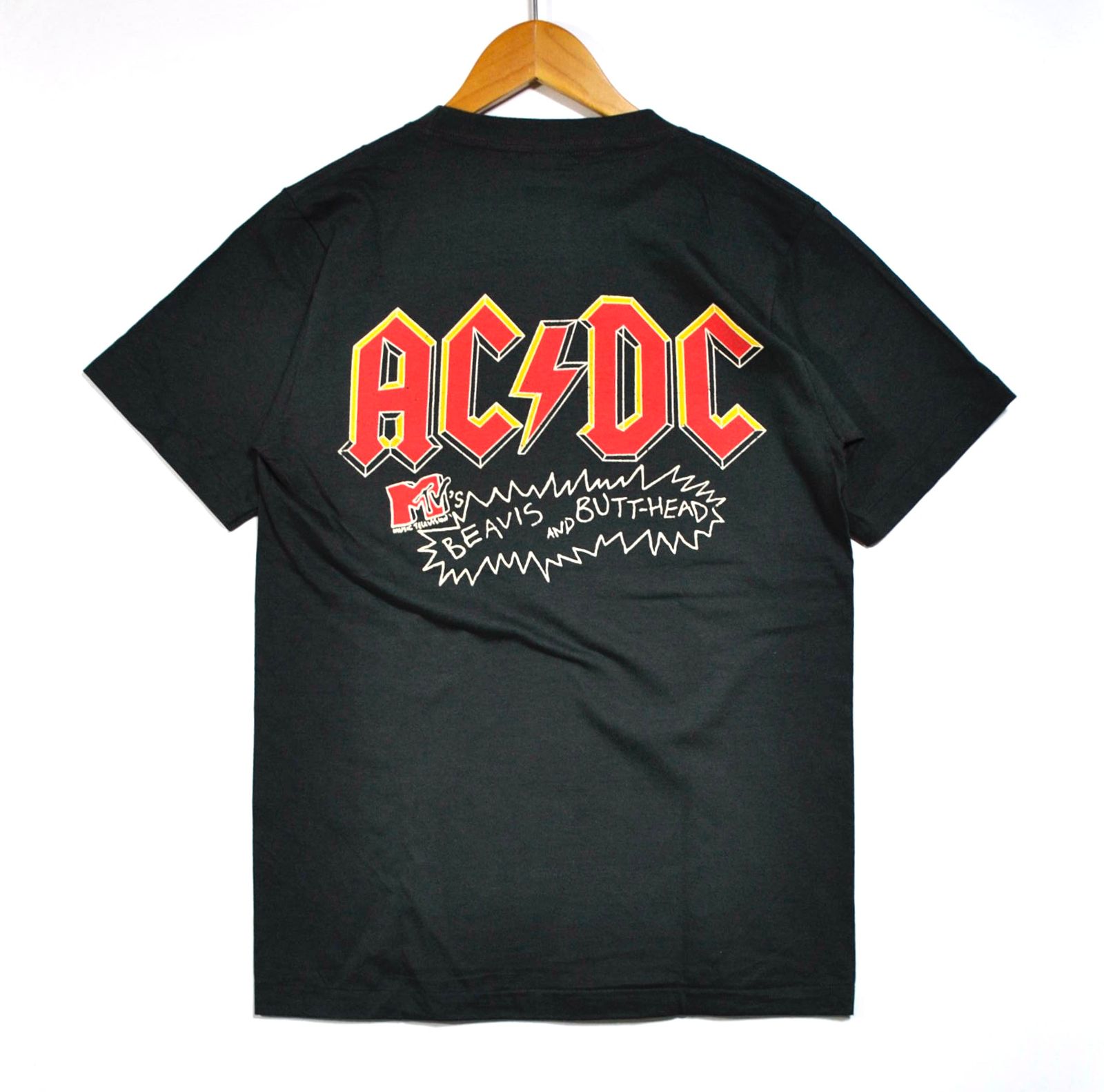 新品【AC/DC】BEAVIS AND BUTT-HEAD ビーバスアンドバットヘッド Tシャツ 黒 ACDC - メルカリ