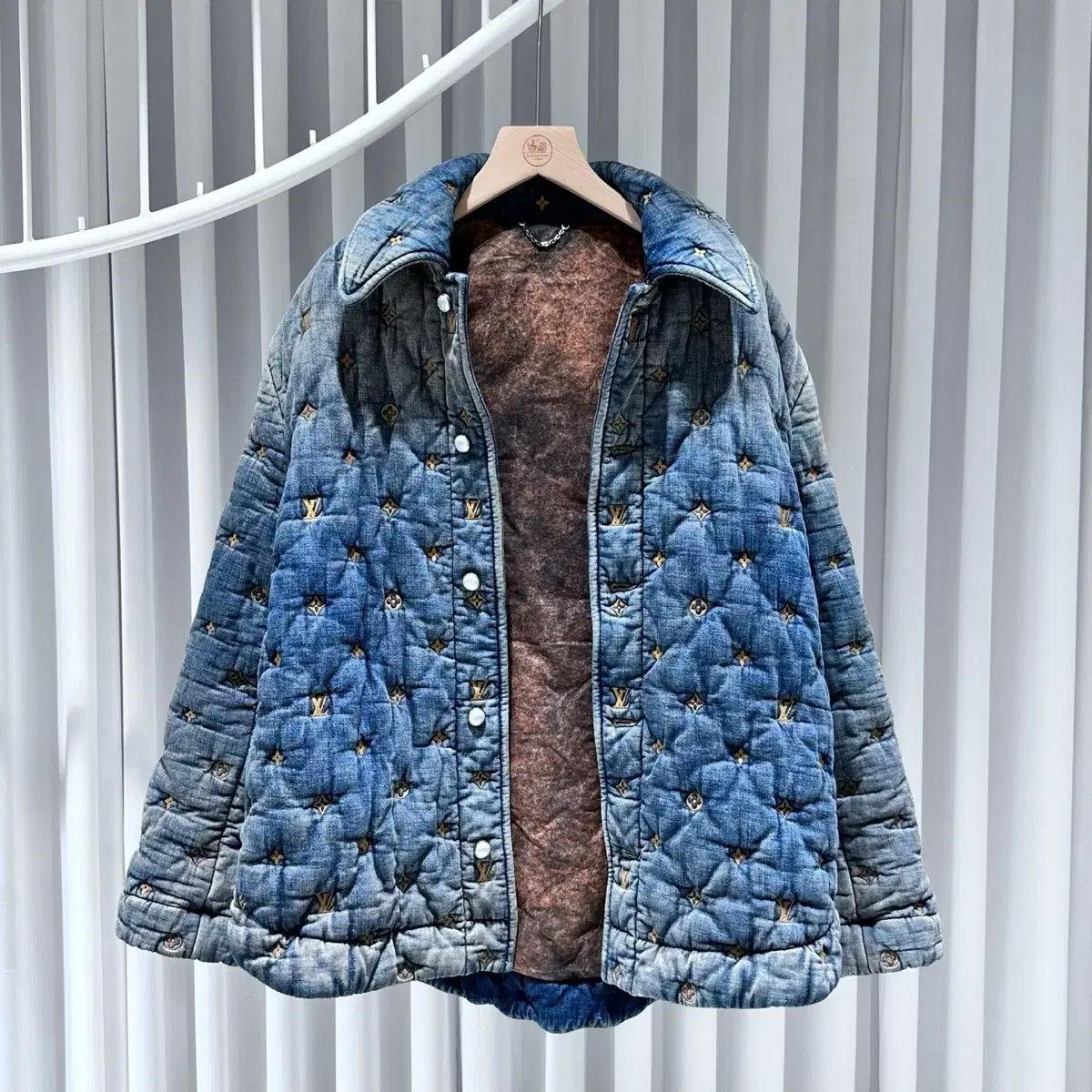 LOUIS VUITTON 23SS モノグラム パデッド デニムジャケット