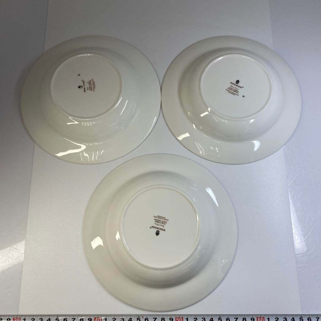 ウェッジウッド コロンビアセージグリーンスーププレート6枚