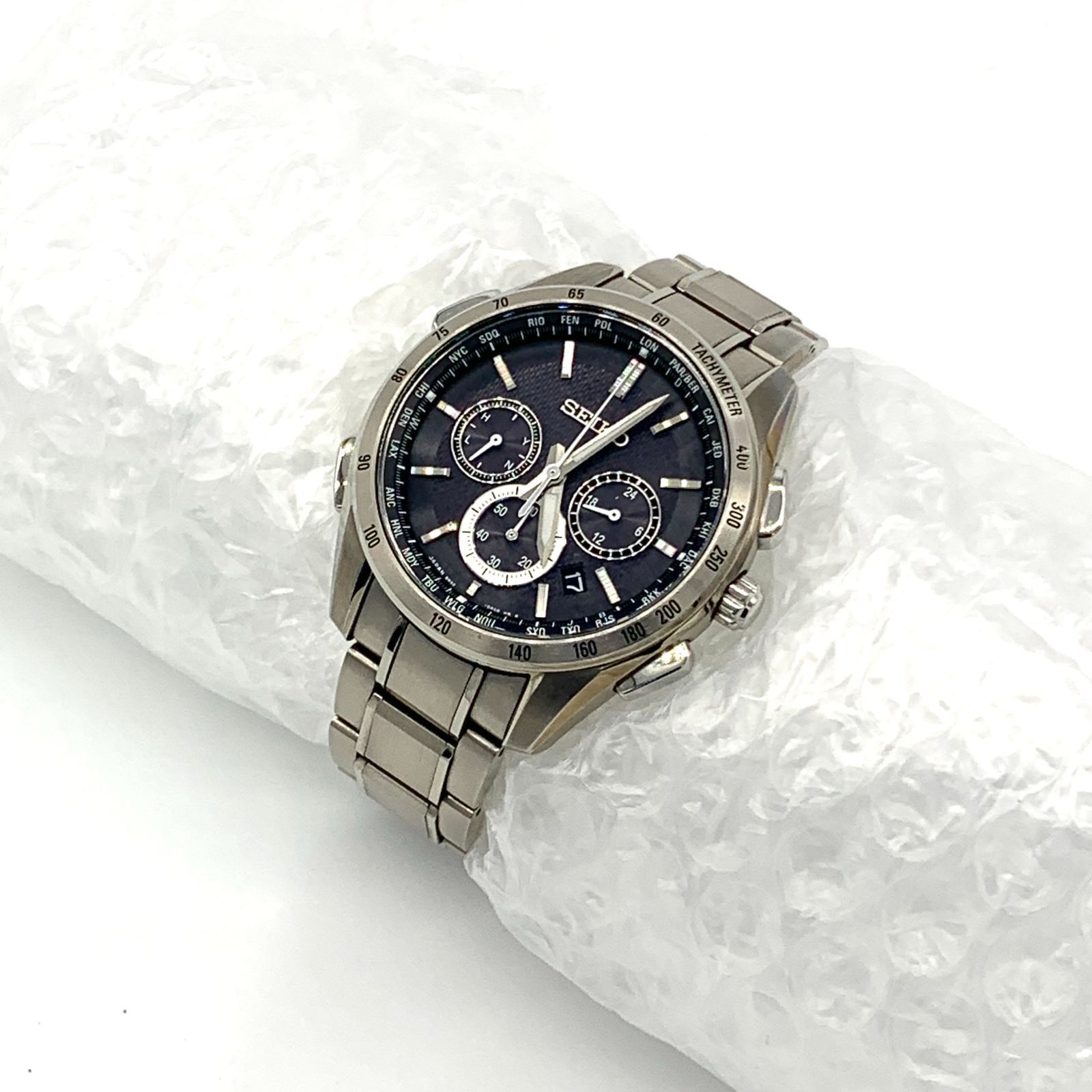 セイコー ブライツ saga193 8B92-0AB0 送料無料 最終価格 楽天市場】☆良品【SEIKO】セイコー ブライツ フライト