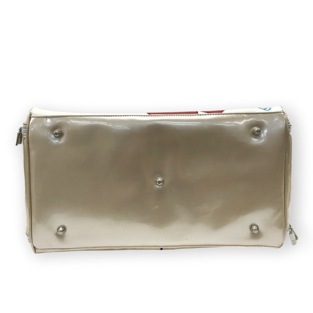 M.U SPORTS エムユースポーツ ボストンバッグ ホワイト系