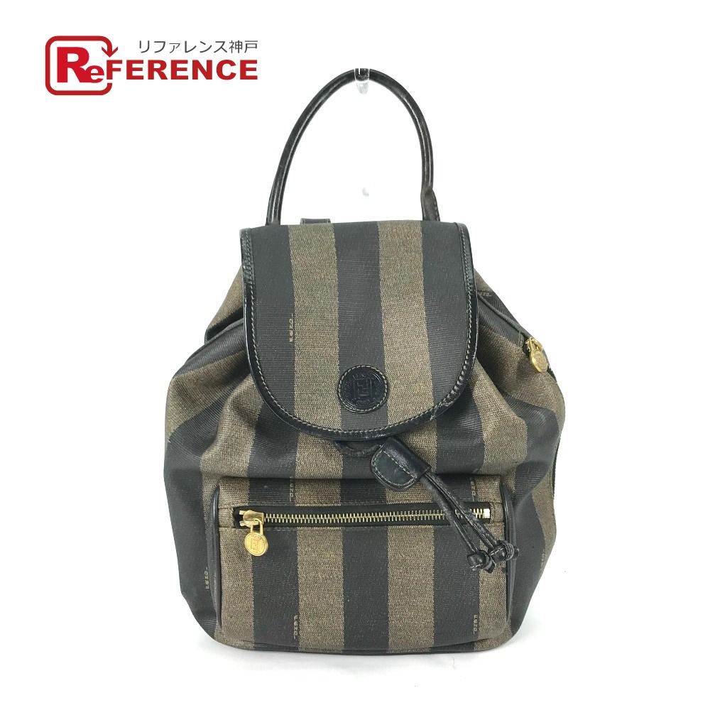 FENDI フェンディ リュックサック ペカン PVC/レザー - メルカリ