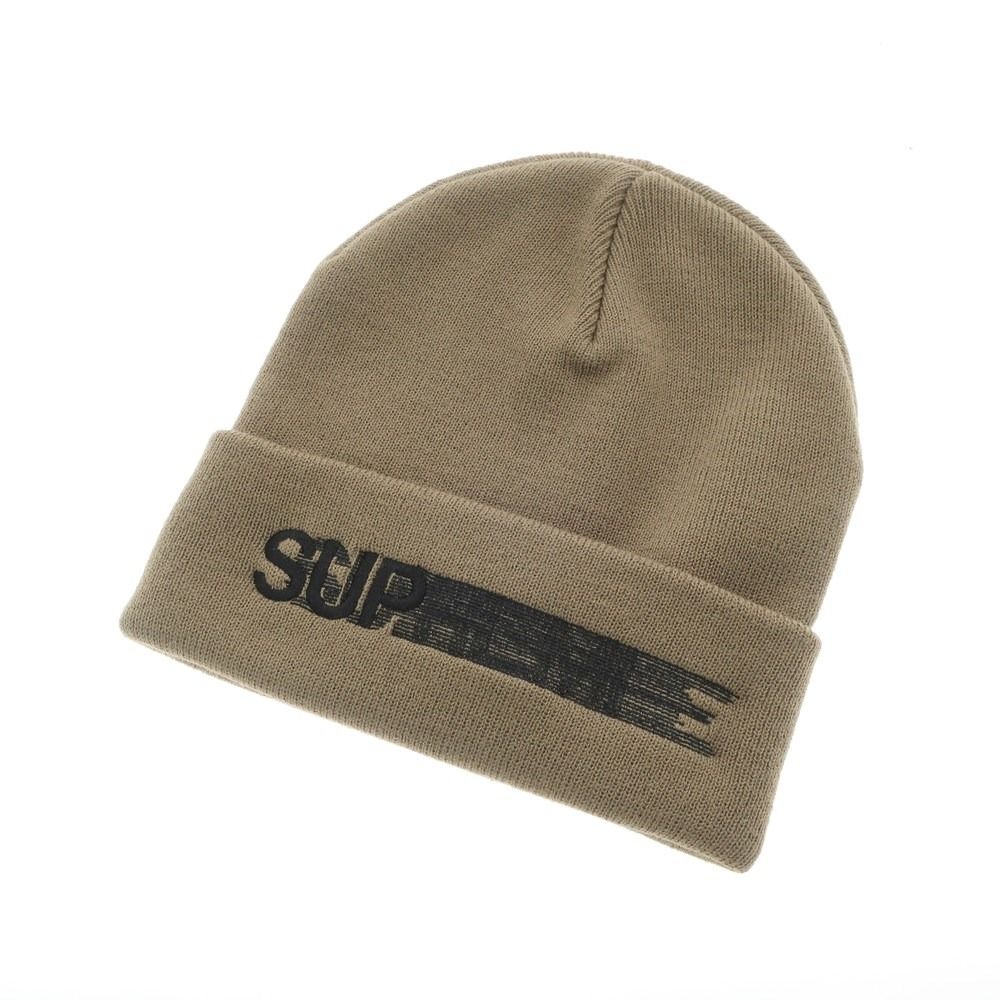 中古】【未使用】シュプリーム Supreme 2023年春夏 Motion Logo Beanie