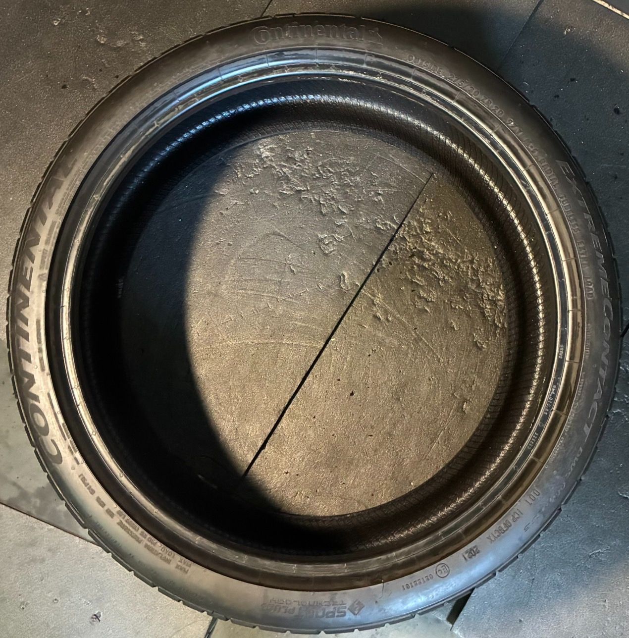 まとめ売り 約8分山 コンチネンタル Continental エクストリームコンタクト EXTREME CONTACT DWS 06PLUS 275 30R20 1本 h_361 【夏季の新品】