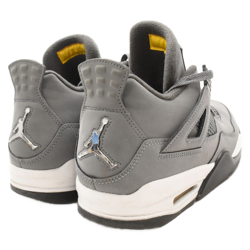 NIKE (ナイキ) AIR JORDAN 4 RETRO COOL GREY エアジョーダン4レトロクールグレーハイカットスニーカー  308497-007 US9.5/27.5cm グレー - メルカリ