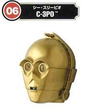 STARWARS スター・ウォーズ リアルマスク マグネットコレクション C-3PO 単品 C-3PO ヘッド リアルマスクマグネットコレクション STARWARS