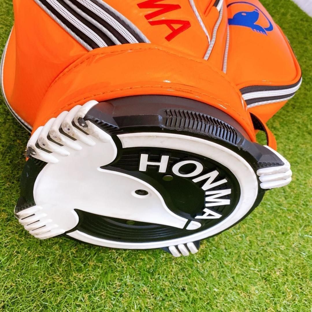 HONMA ホンマ 本間ゴルフ キャディバッグ エナメル 5分割 9型