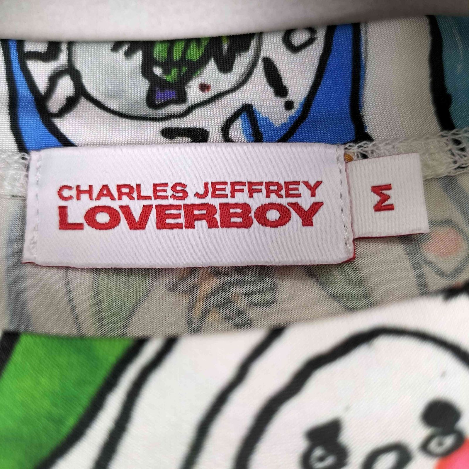  チャールズジェフリーラバーボーイ CHARLES JEFFREY LOVERBOY ビール缶プリント カットソー レディース JPN M その他 トップス