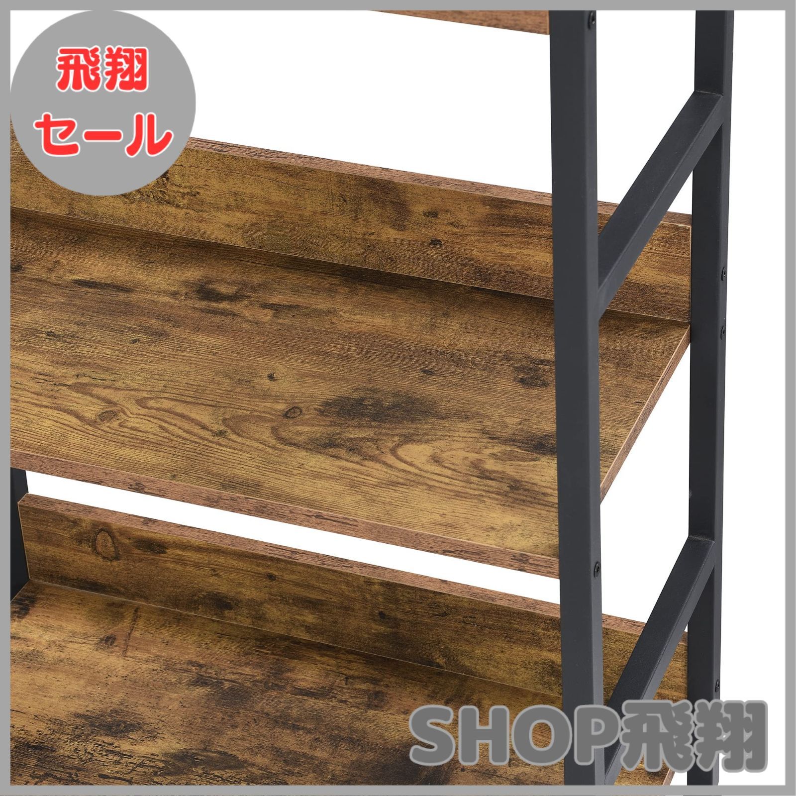 大安売り】XINYF オープンシェルフ ラック 4段 幅60奥行30高さ135cm (L 大安売り】XINYF オープンシェルフ ラック 4段 幅60奥行30高さ135cm (L