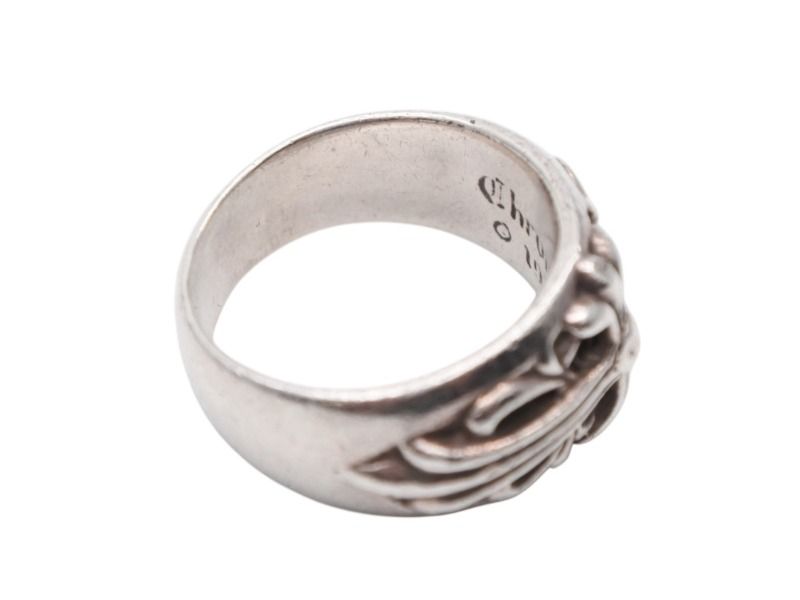 CHROME HEARTS クロムハーツ FLRL CRS フローラルクロス リング 指輪 重量約15.9g サイズ20号 1992 sterling刻印 4b007763 WWW_SHINETEETH_COM