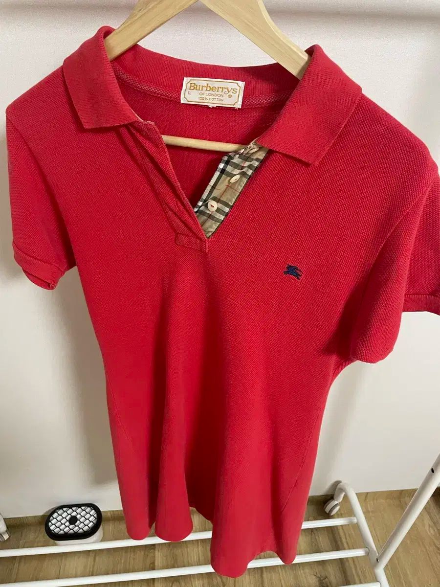 百貨店 正規品 バーバリー pk カラー ワンピース レッド ゴルフ テニス