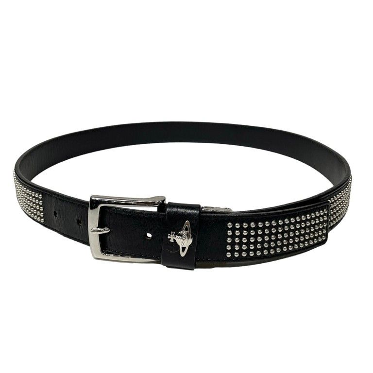 Vivienne Westwood メタルオーブロゴシルバースタッズレザー
