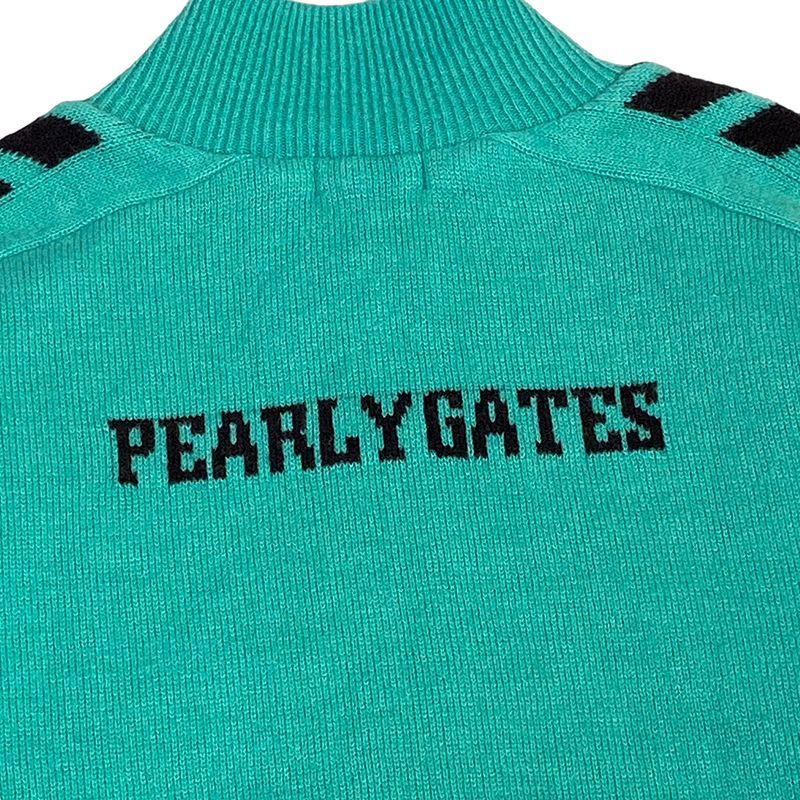 PEARLY GATES パーリーゲイツ 裏地付ニットジップジャケット ライト