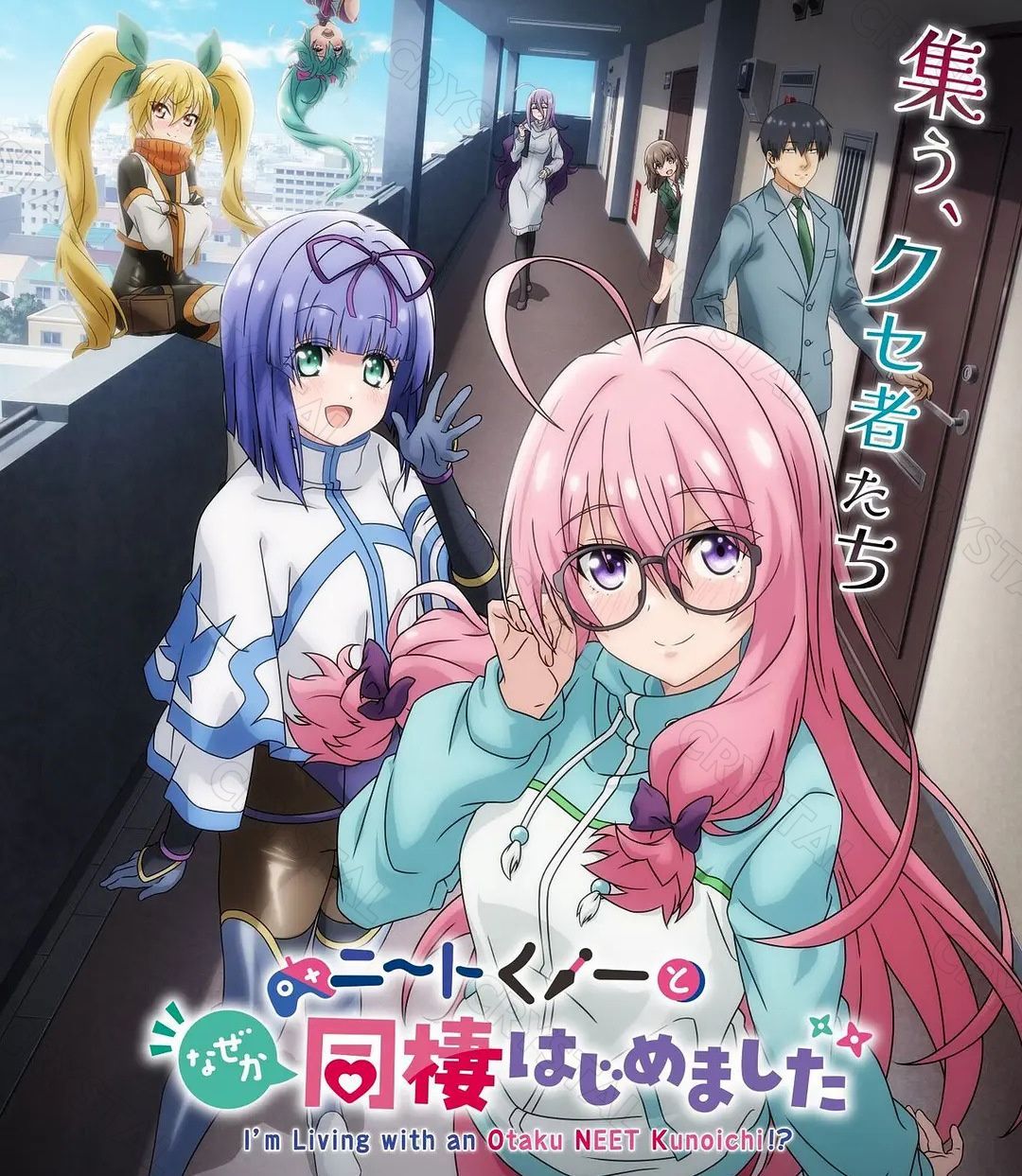 【複製原画】【激レア】ニートくノ一となぜか同棲はじめました ニートくノ一となぜか同棲はじめました 2 メロンブックス限定版 抱き枕