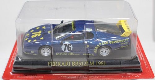 新品 1/43 アシェット  フェラーリコレクション　BB512LM　1981 240001014788