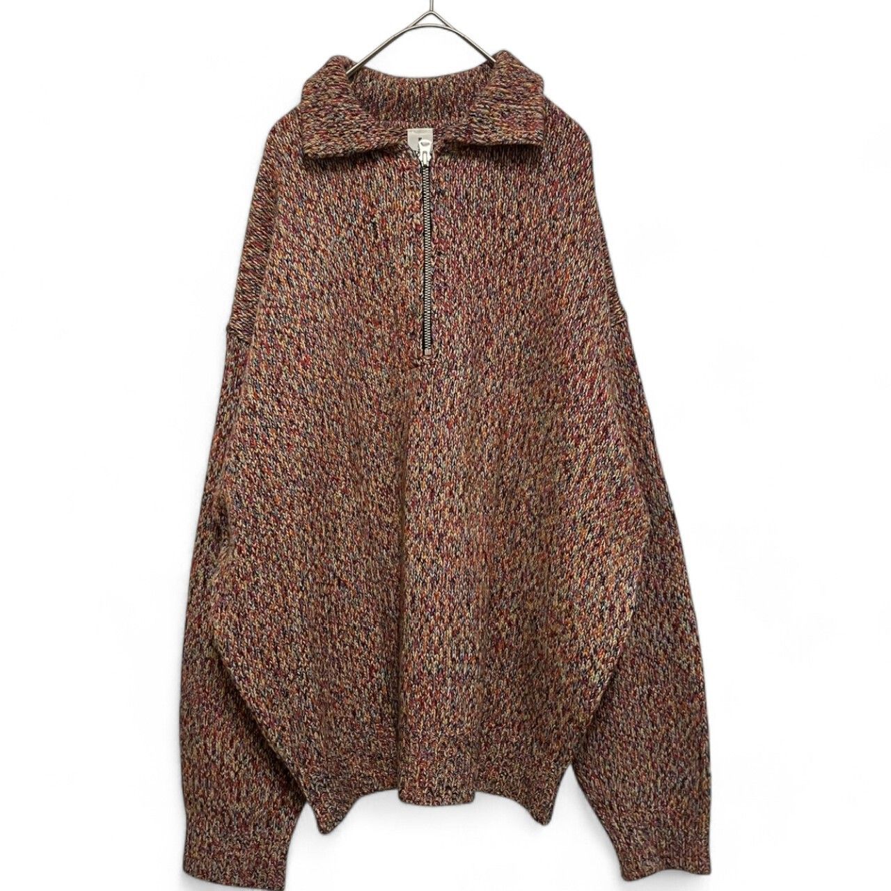 MEIAS MIXPO-2A17 MOULINE HARF ZIP プルオーバー レディース ピンク L