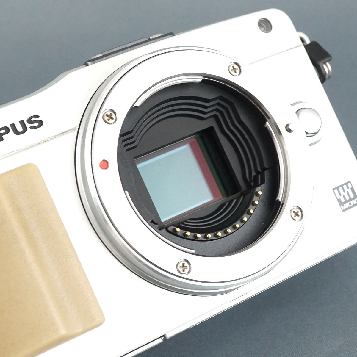 OLYMPUS - OLYMPUS PEN mini E-PM2 ボディ USED品 ミラーレス一眼 本体＋バッテリー マイクロフォーサーズ ホワイト 完動品 中古 CP6407 OLYMPUS PEN mini E-PM2 ボディ USED品 ミラーレス一眼 本体＋