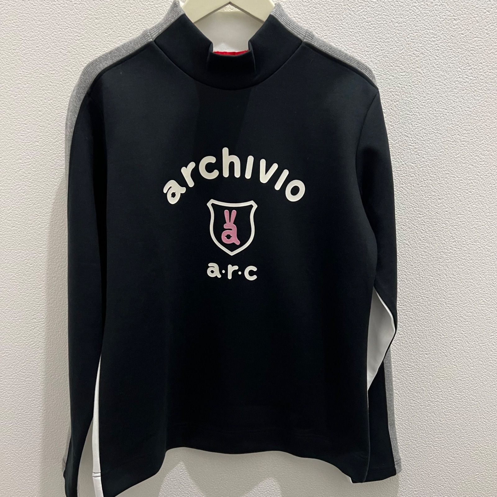 アルチビオ 長袖モックネックシャツ プルオーバー ゴルフウエア