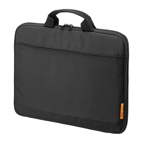 13.3型ワイドまで サンワサプライ 取っ手付きPCインナーケース(13.3インチワイド対応) IN-GH13BK-RE ブラック