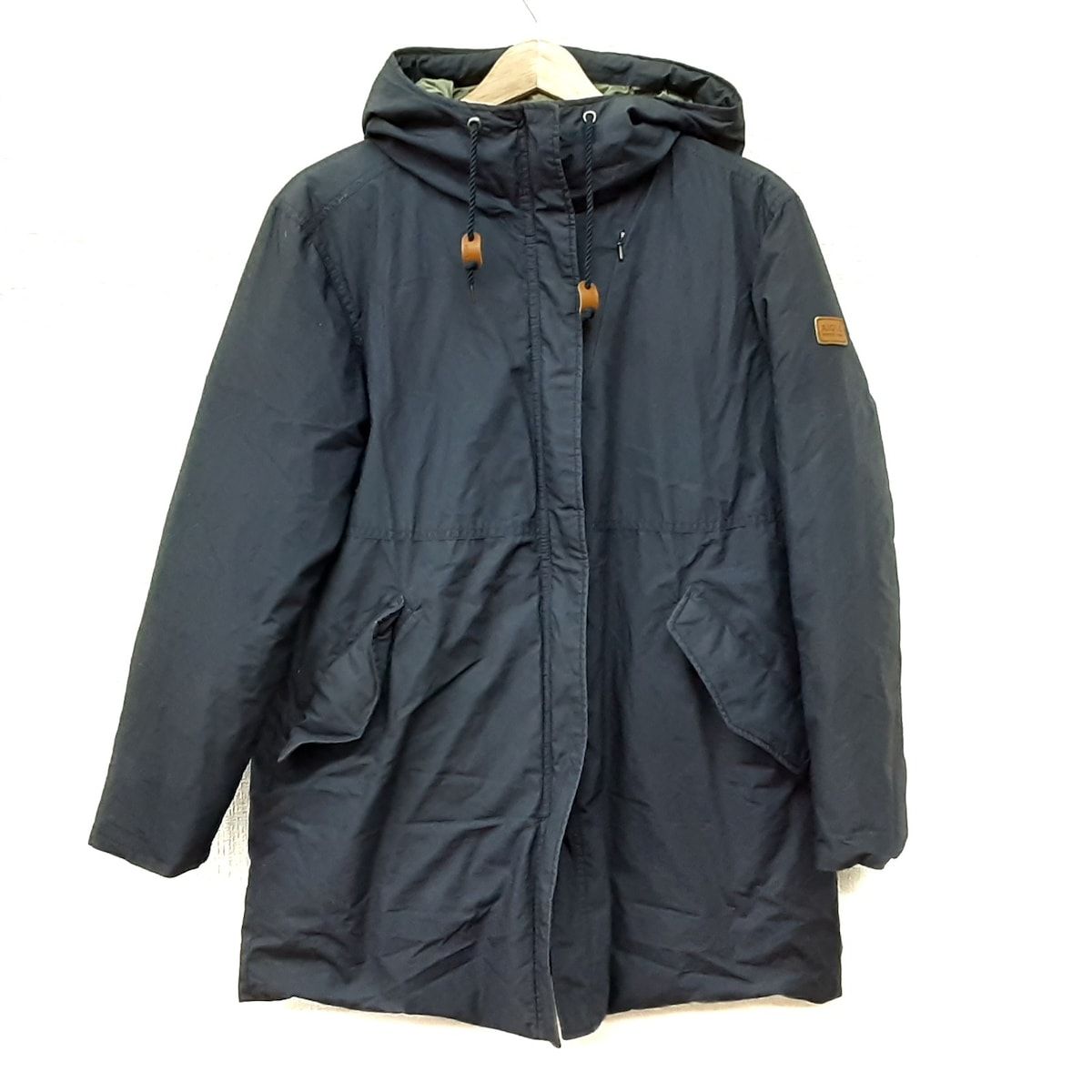 AIGLE(エーグル) ダウンコート サイズ36 S レディース - ダーク 