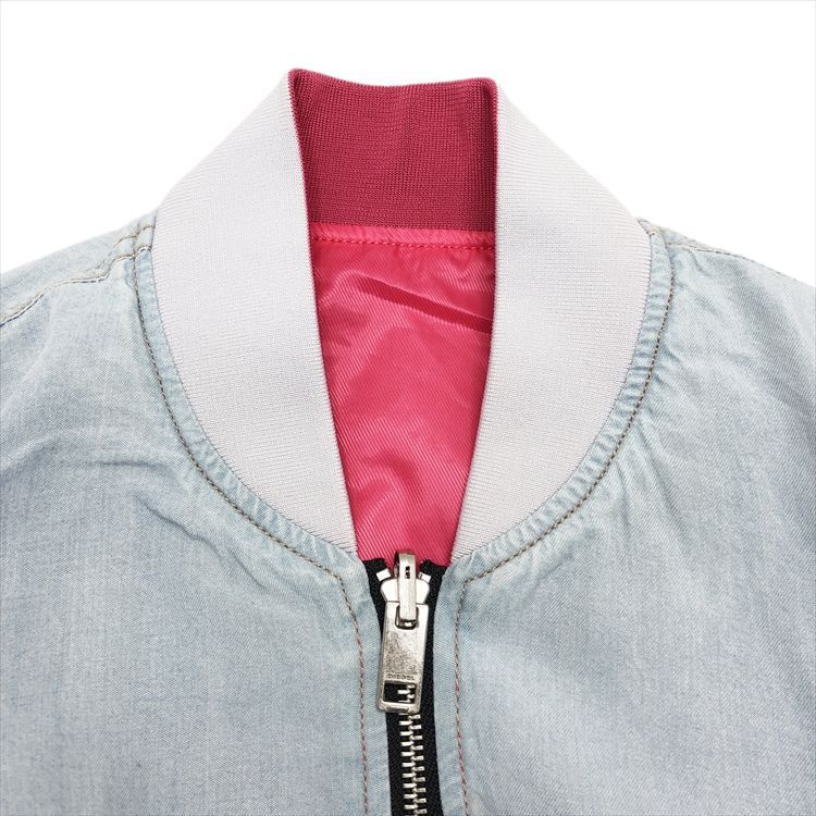 DIESEL ディーゼル Reversible Nylon Jacket Blouson Pink x Light