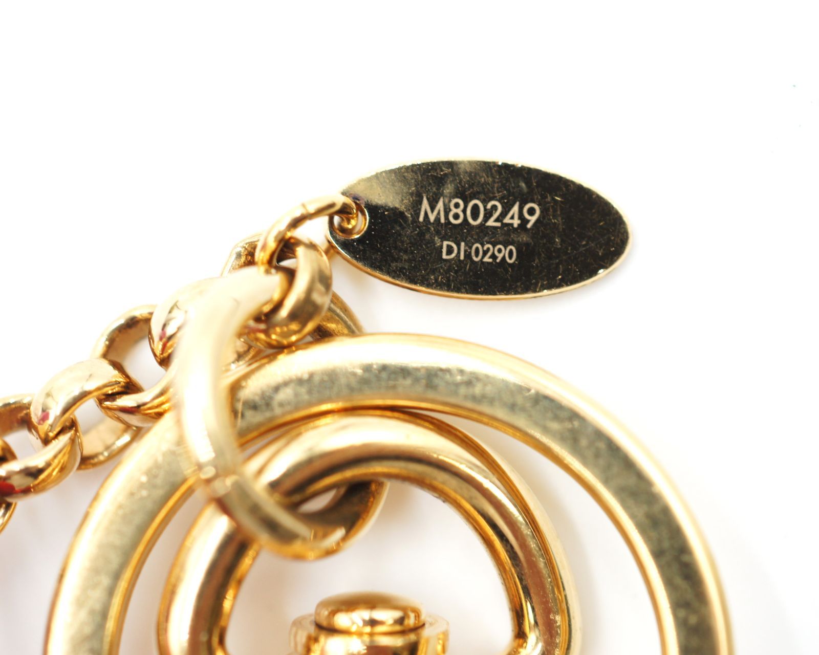 ルイヴィトン M80249 ポルトクレ ヴィヴィエンヌ チャーム キーリング LOUIS VUITTON ルイ・ヴィトン ポルトクレ ヴィヴィエンヌ