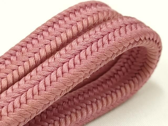 平和屋着物● 上 有職組紐道明 帯締め 冠組 長春色 宮内庁御用 国立博物館御用 東京芸術大学御用 AABB3781ay