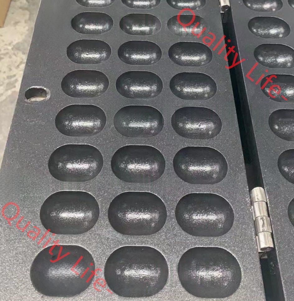 業務用ベビーカステラ機 45穴 ガス式 俵型 ベビーカステラ ベビーカステラ焼き 厨房機器 飲食店