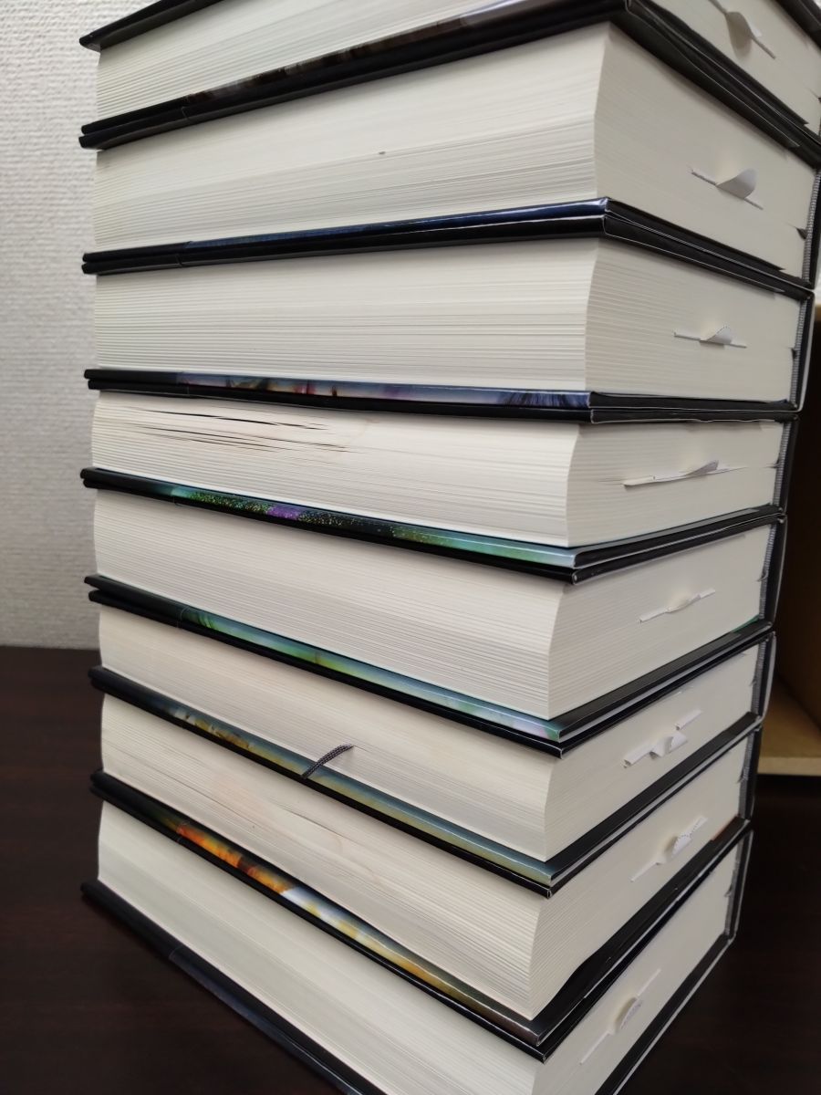 定本荒巻義雄メタSF全集 全巻セット7巻+別巻 8冊セット 荒巻義雄 月報揃 初版 2巻と5巻に強いシミ濡れ跡