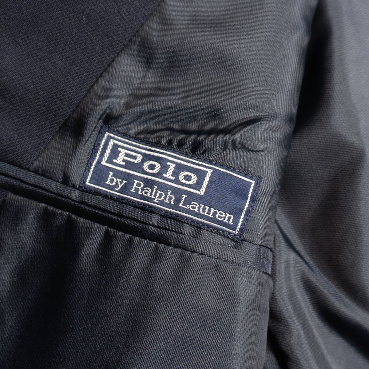RALPH LAUREN ラルフローレン ダブル 紺ブレ テーラードジャケット ニット ダブルブレステッド ブレザー （テーラードジャケット