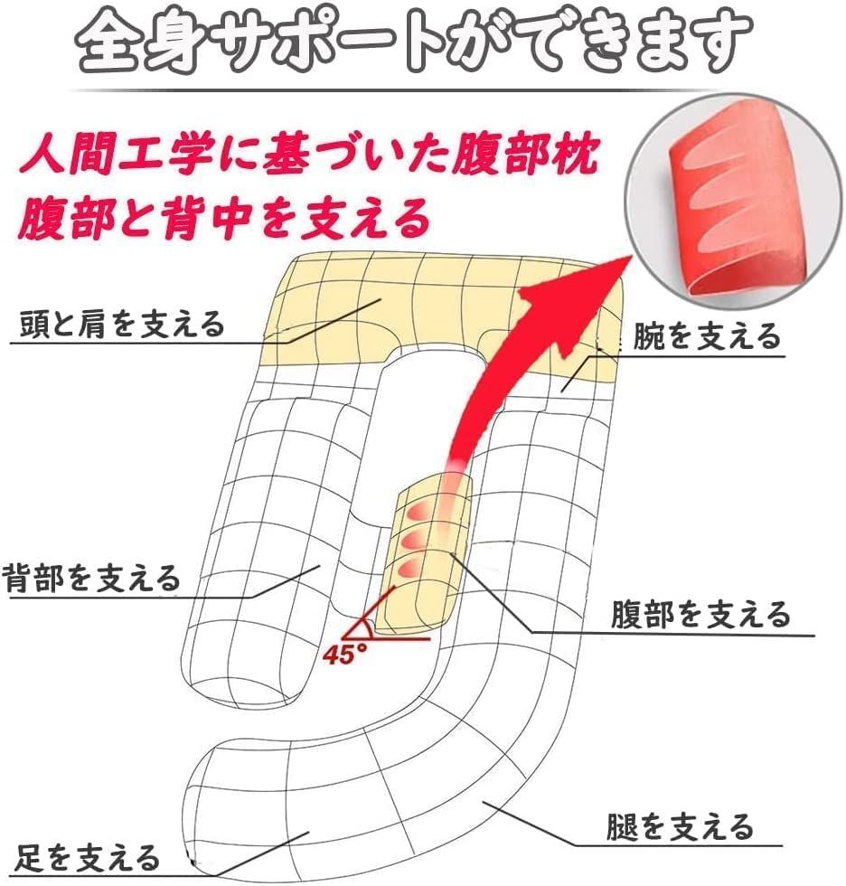 特価商品】152CM抱き枕 AWESLING 妊婦 接触冷感全身枕/授乳枕、 涼しい