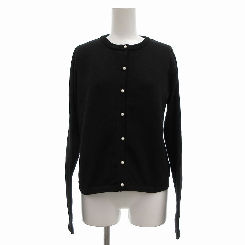 アンディコール un dix cors 美品 ニットカーディガン フェイクパール  