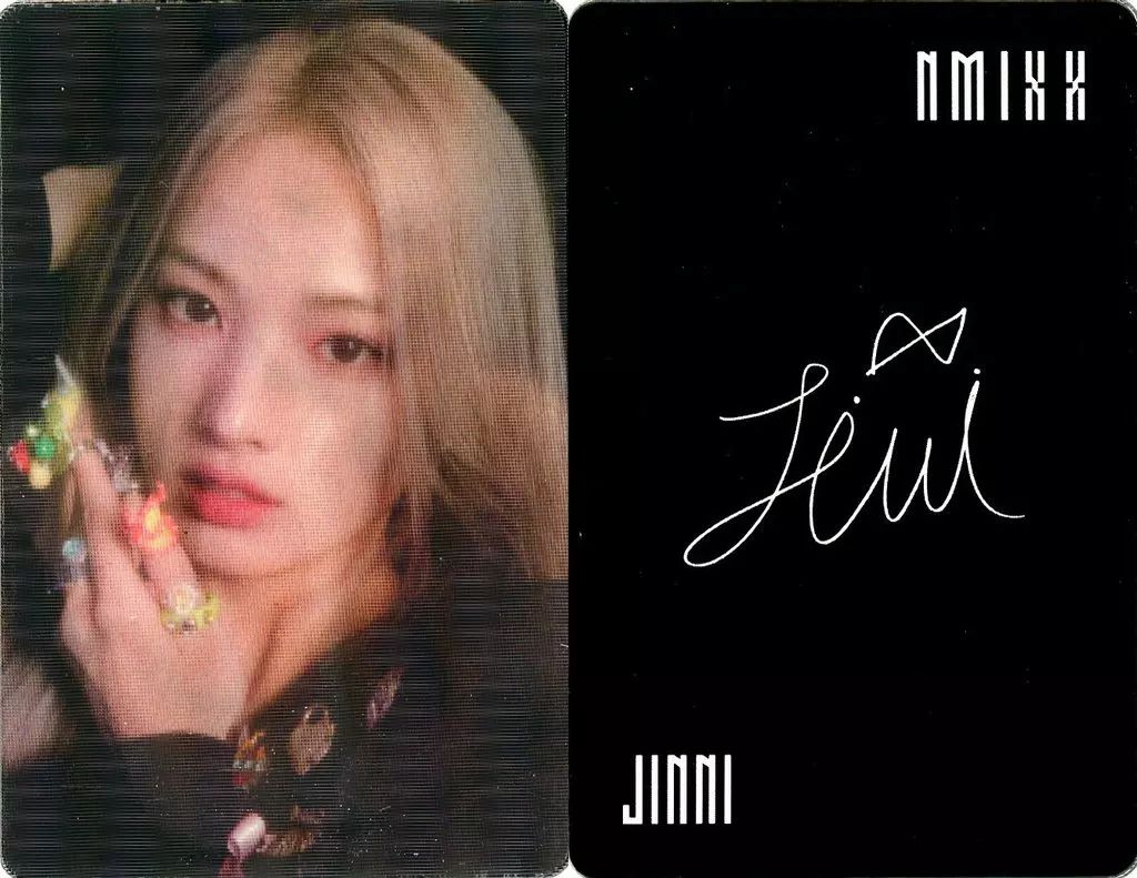 中古】コレクションカード(女性) NMIXX/ジニ(JINNI)/裏面黒