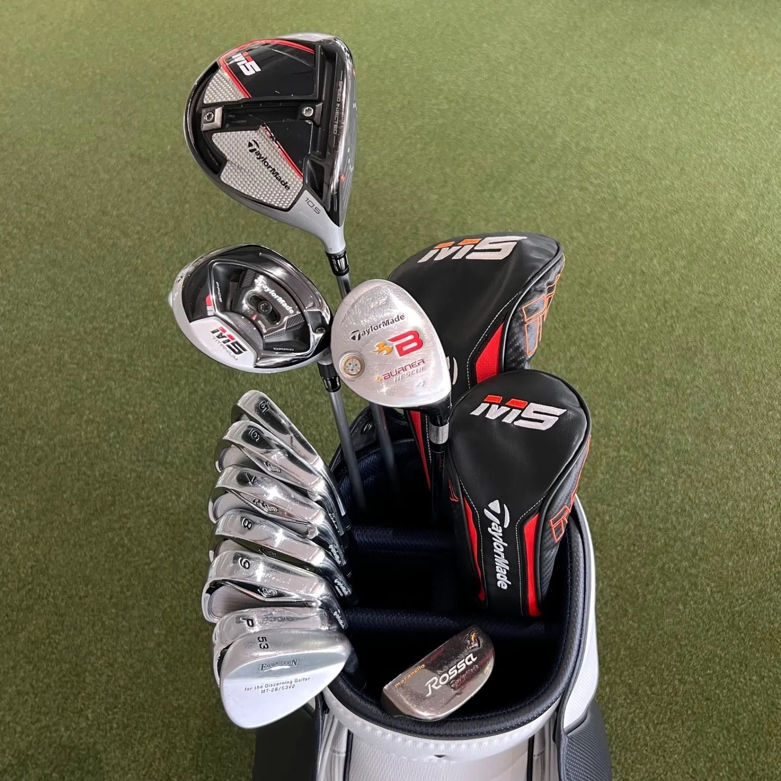 美品 ルコック キャディバッグ ＋ 良品 テーラーメイドドライバー 美品 ルコック キャディバッグ ＋ 良品 テーラーメイド