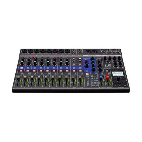 ZOOM ズーム デジタルミキサー 12ch ライブトラック 14イン|4アウトのUSBオーディオインターフェース メーカー3年延長保証付 L-12