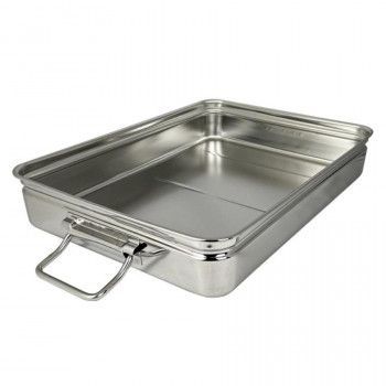 スギコ 18-8手付番重バット 丸棒取手 SH-4735-08H 中 浅型8cm ST0983