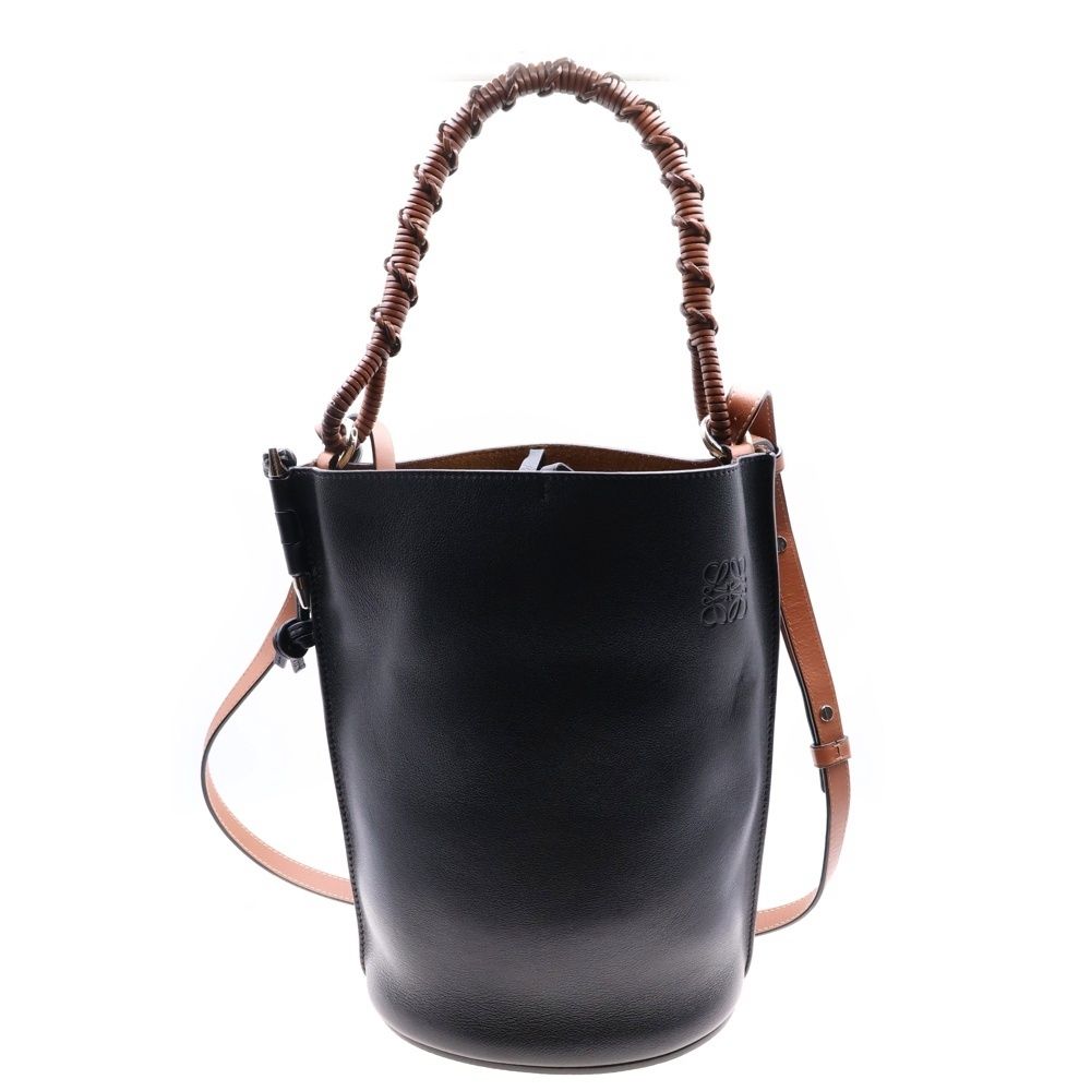 LOEWE (ロエベ) アナグラム ロゴ 2WAY ゲートバケット レザー