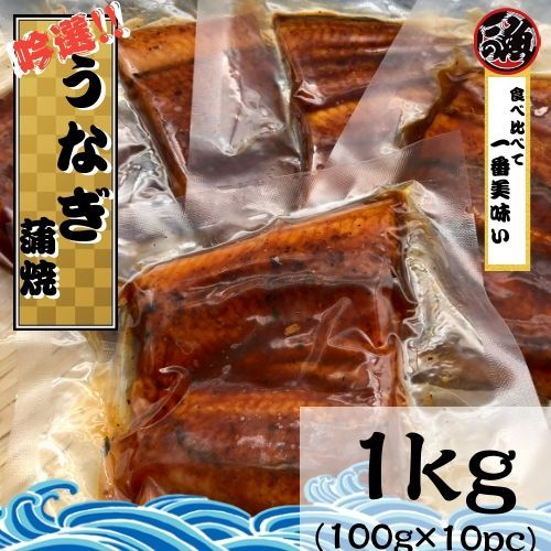 吟選 うなぎ蒲焼１０パック ドドンと１０人前 鰻 ウナギ