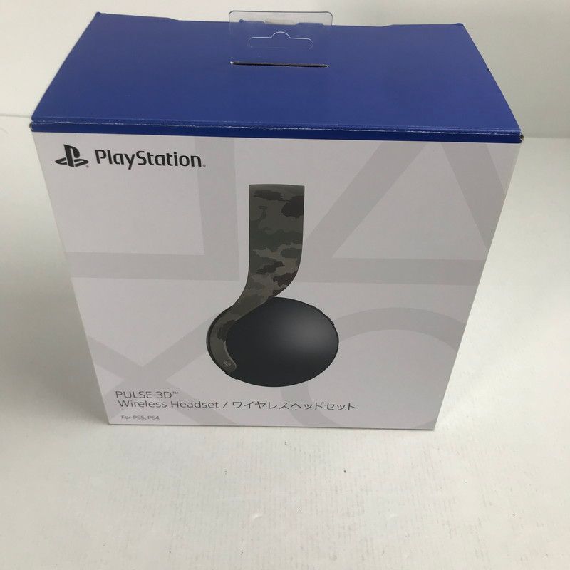 PlayStation 5 ps5 プレイステーション5 プレステ5 PULSE 3D ワイヤレス ヘッドセット グレー カモフラージュ 024-250820-mh-19-fuz