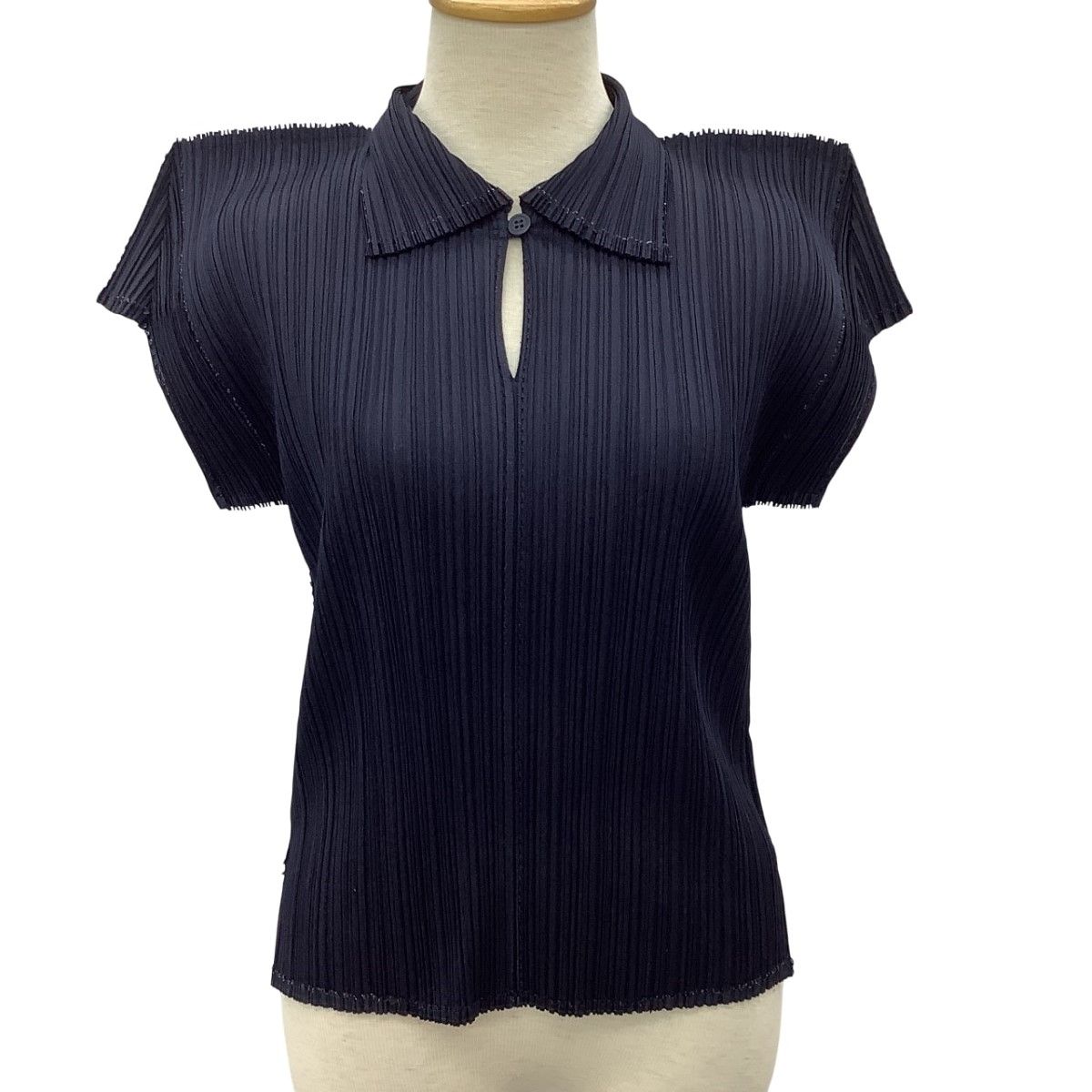 PLEATS PLEASE ISSEY MIYAKE◆長袖カットソー/3/ポリエステル/BRW/PP41-JK142 PLEATS PLEASE ISSEY MIYAKE - PLEATS PLEASE(プリーツプリーズ