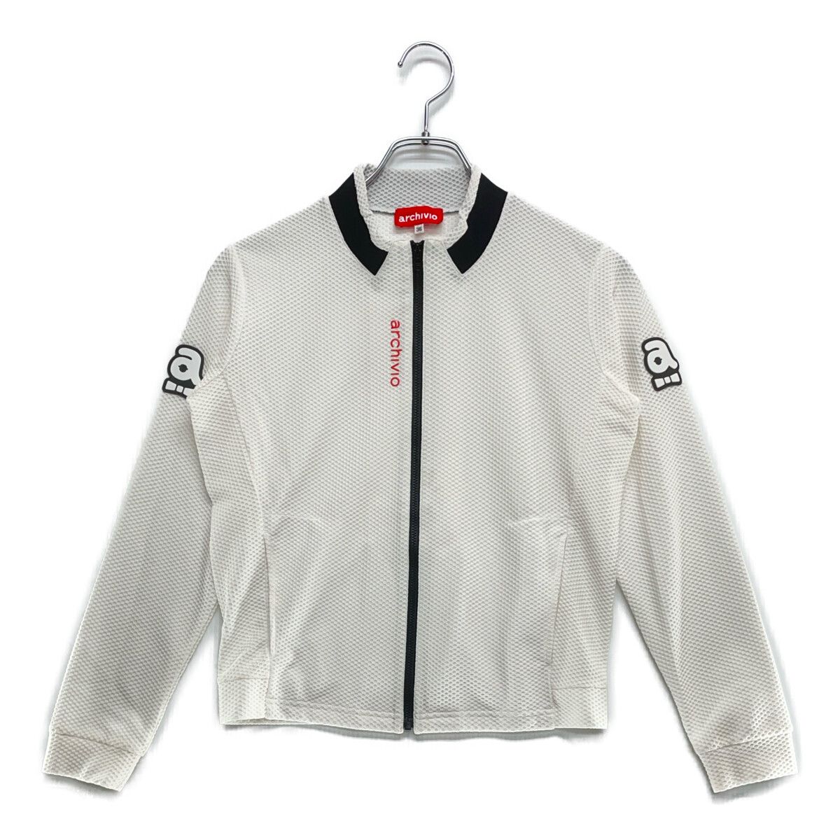 レディース 小売 アルチビオ archivio ブルゾン 36(S) 白 ホワイト