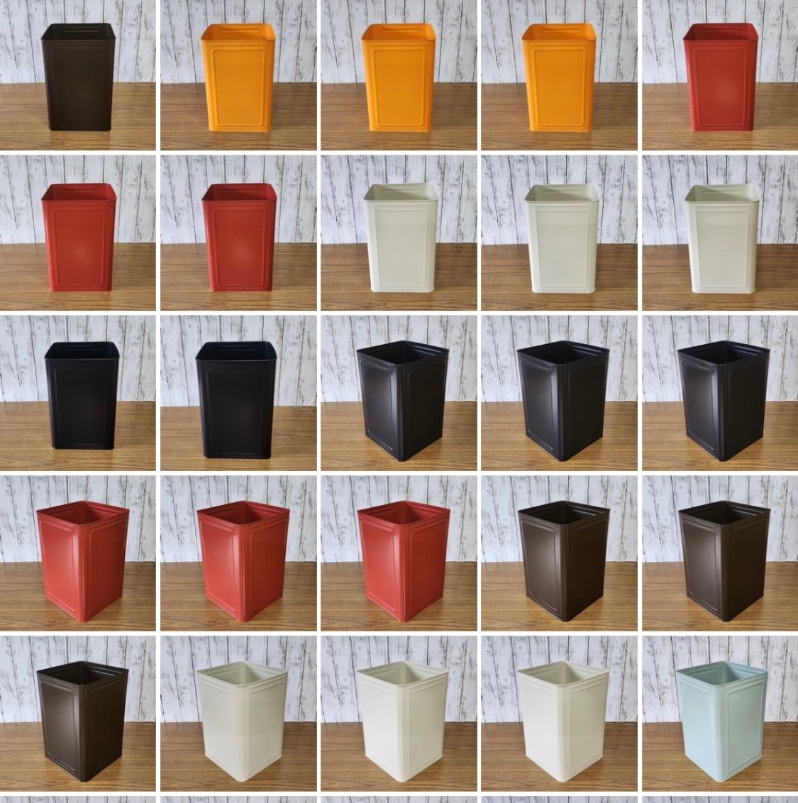 リメイク一斗缶（蓋なしダークグレー） 収納ボックス リメイク缶