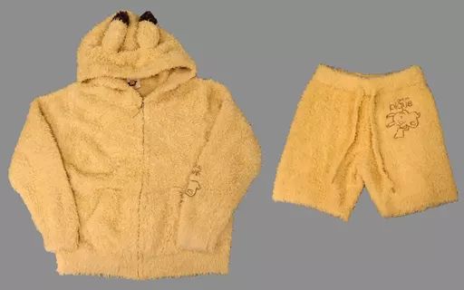 中古】衣料雑貨 ピカチュウ パーカ＆ショートパンツセット