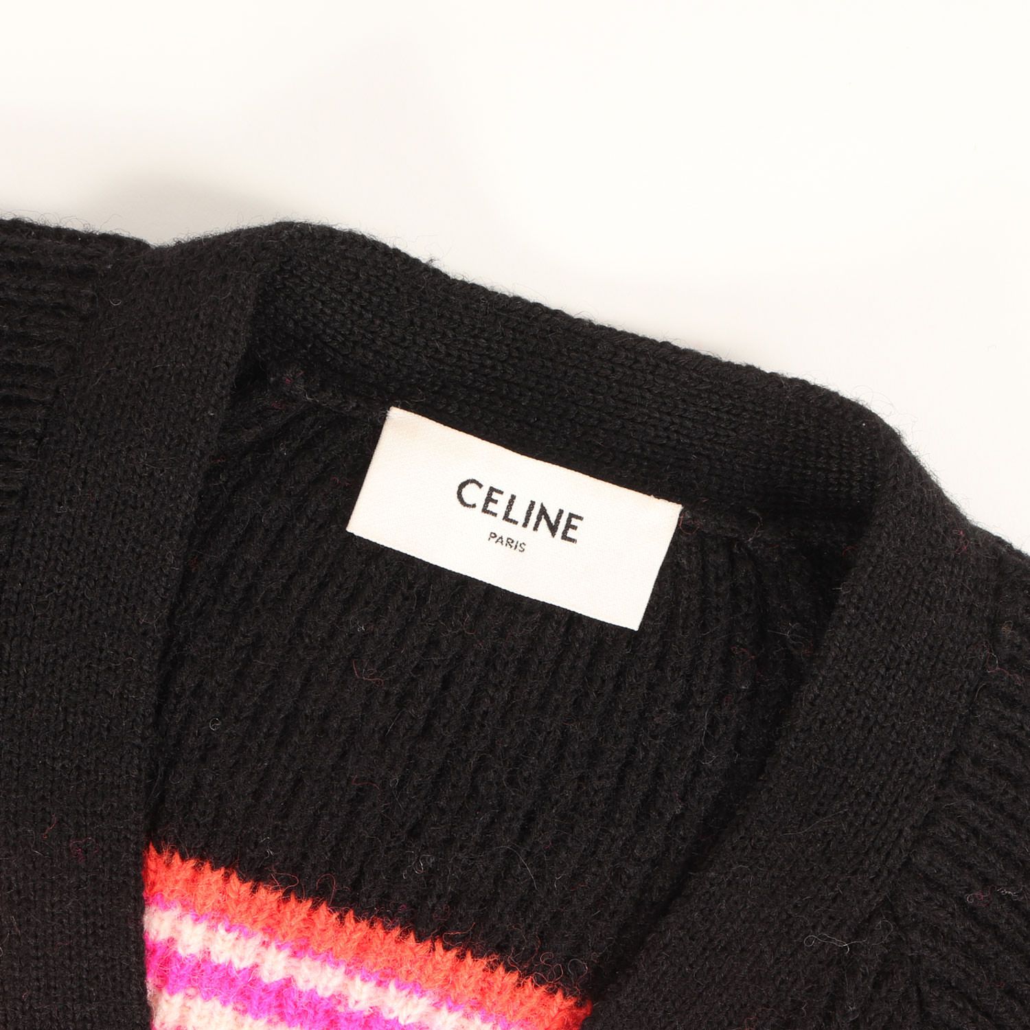 美品】CELINE セリーヌ カーディガン マルチカラー サイズ:XS