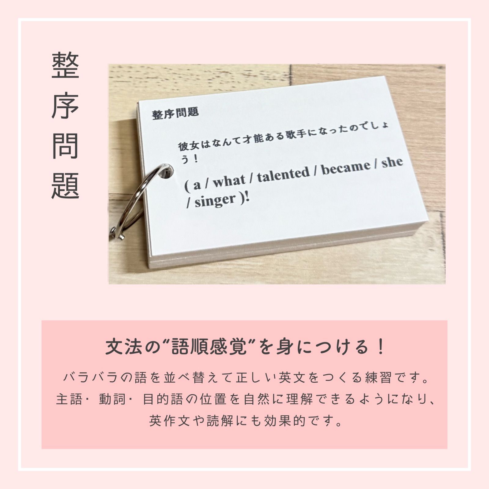 感嘆文】単元別英文法カード 中学生 テスト 復習 予習 試験 参考